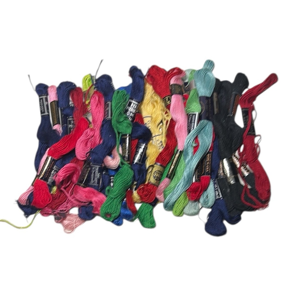 Vintage Multicolor Embroidery Floss Collection